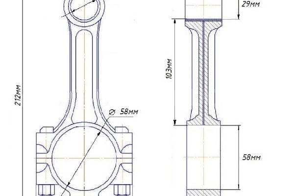 Шатун Toyota Dyna, Toyoace Шатун    13201-59105