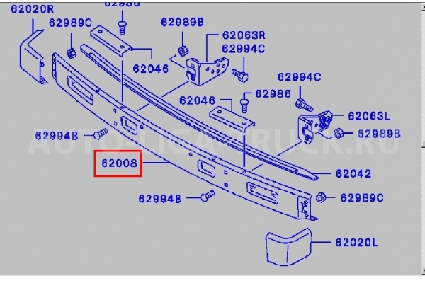 БАМПЕР Mitsubishi Canter БАМПЕР MB293580 БАМПЕР Mitsubishi Canter БАМПЕР MB293580