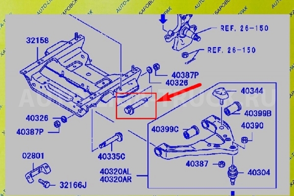 Болт эксцентрик Mitsubishi Canter 4M51 Болт эксцентрик 4M51 2003  MK335172