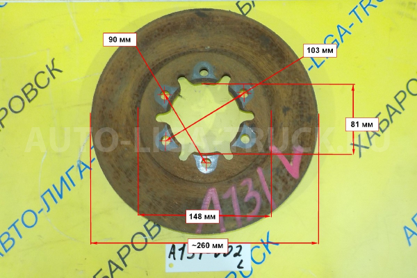 Диск тормозной Nissan Atlas TD27 Диск тормозной TD27 1993  40206-21T00