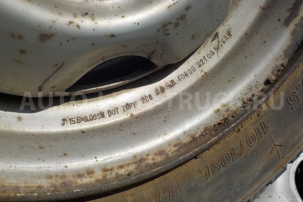 Диск R15.5xJ6 PCD 6x139.7 DIA 100 Nissan Диски колёсные TD27 1993 R15-5-J6 Диск R15.5xJ6 PCD 6x139.7 DIA 100 Nissan Диски колёсные TD27 1993 R15-5-J6