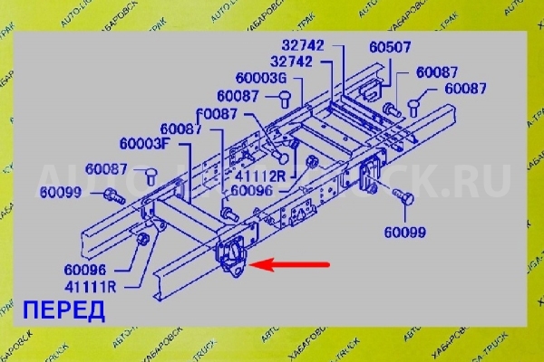 Кронштейн рессоры Mitsubishi Canter 4M51 Кронштейн рессоры 4M51 2003  MK382519