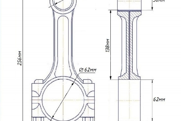 Шатун Toyota Dyna, Toyoace Шатун    13201-59135