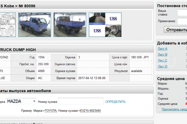 Кузов Mazda Titan TF КУЗОВ TF 1994 Кузов Mazda Titan TF КУЗОВ TF 1994